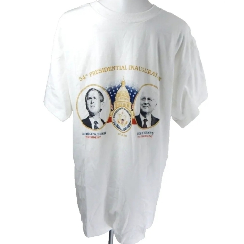 Vintage 2001 Bush Cheney Inauguration Shirt